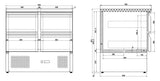 Combisteel Kühltheke 4 Schubladen - 7950.0110