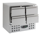 Combisteel Refrigerated Counter 4 Drawers - 7950.0110