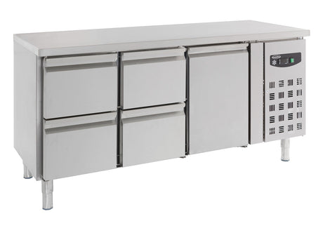 Combisteel 700 Refrigerated Counter 1 Door And 4 Drawers - 7950.0215  Combisteel