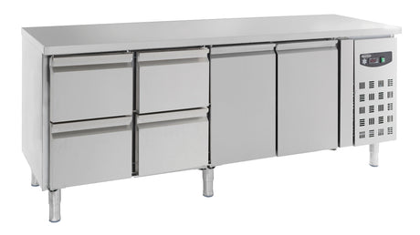 Combisteel 700 Refrigerated Counter 2 Doors And 4 Drawers - 7950.0220  Combisteel