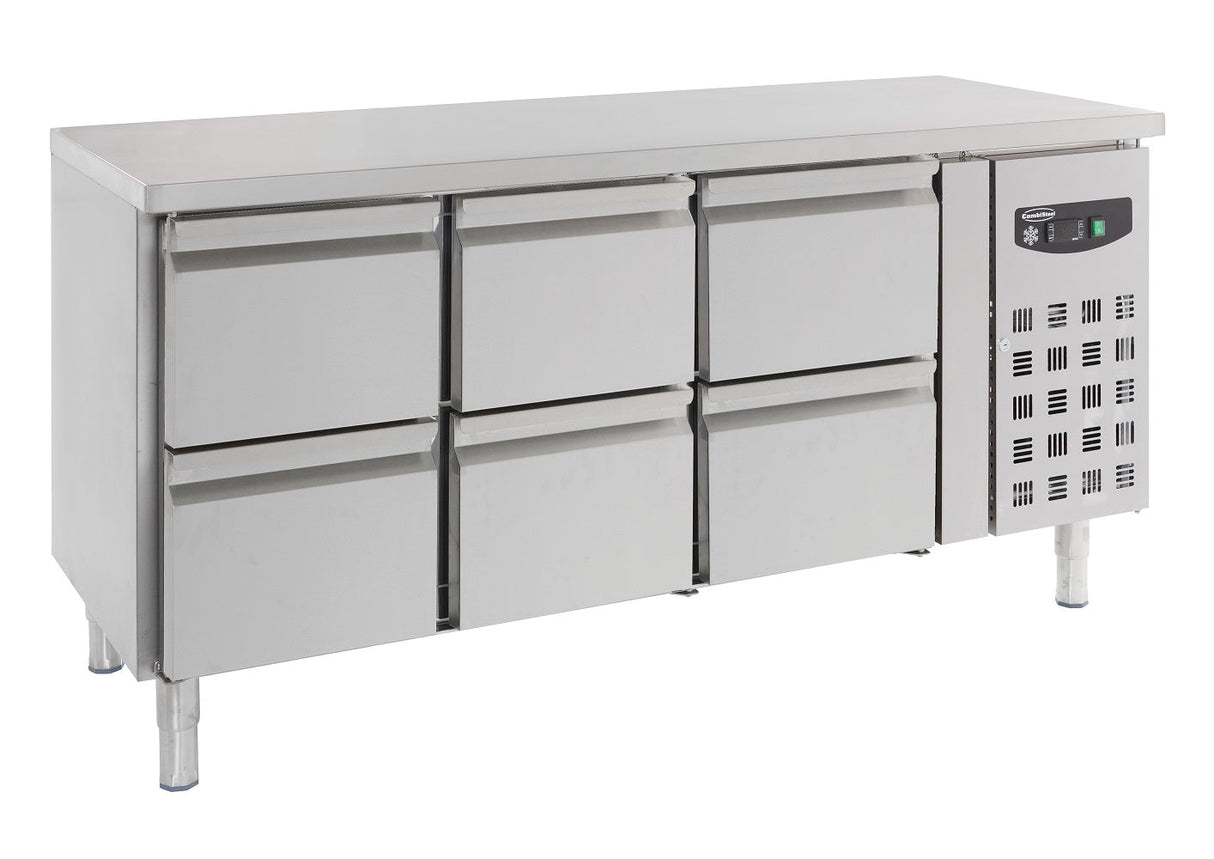 Combisteel 700 Refrigerated Counter 6 Drawers - 7950.0230  Combisteel