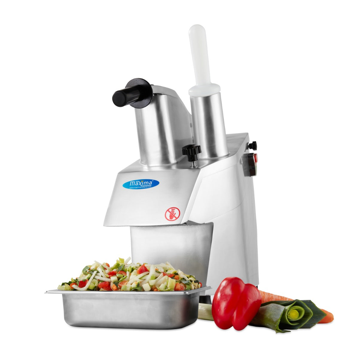 Maxima  Vegetable Slicer - up to 450kg/h - incl 5 Cutting Disks  - 09300235