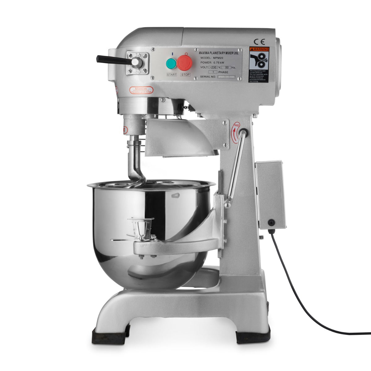 Maxima  Planetary Mixer - 20L - Up to 10kg Dough - 3 Speed  - 09300165