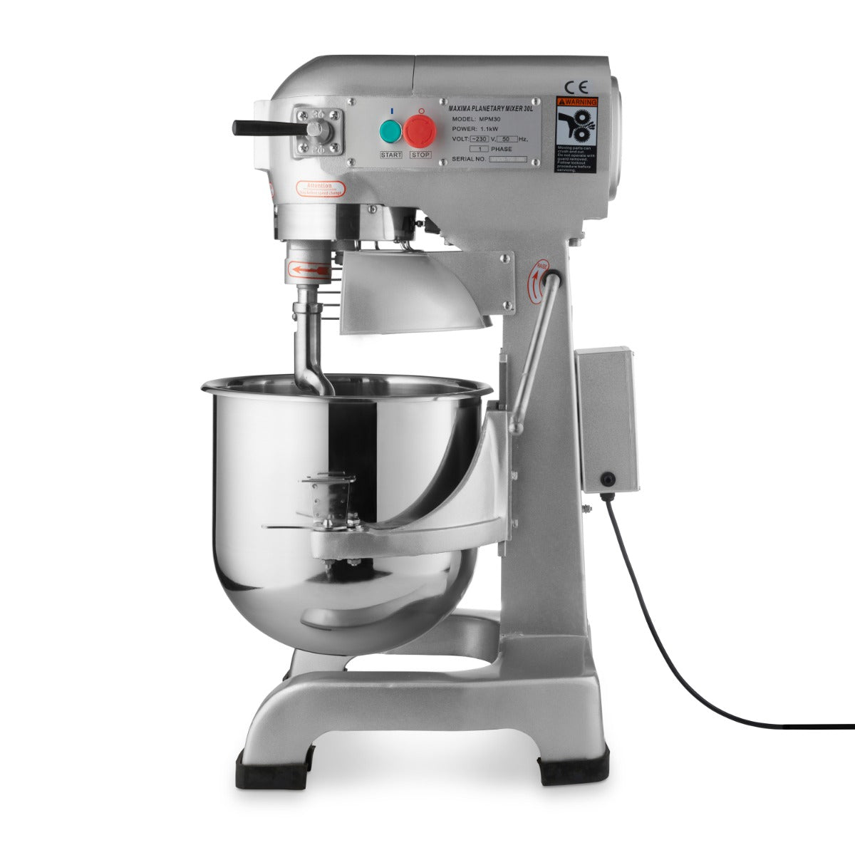 Maxima  Planetary Mixer - 30L - Up to 15kg Dough - 3 Speed  - 09300170