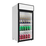 Cubo Tafelmodel Barkoelkast 84L - 1 Scharnierende Glazen Deur - Energiezuinig - CS-80H-EE