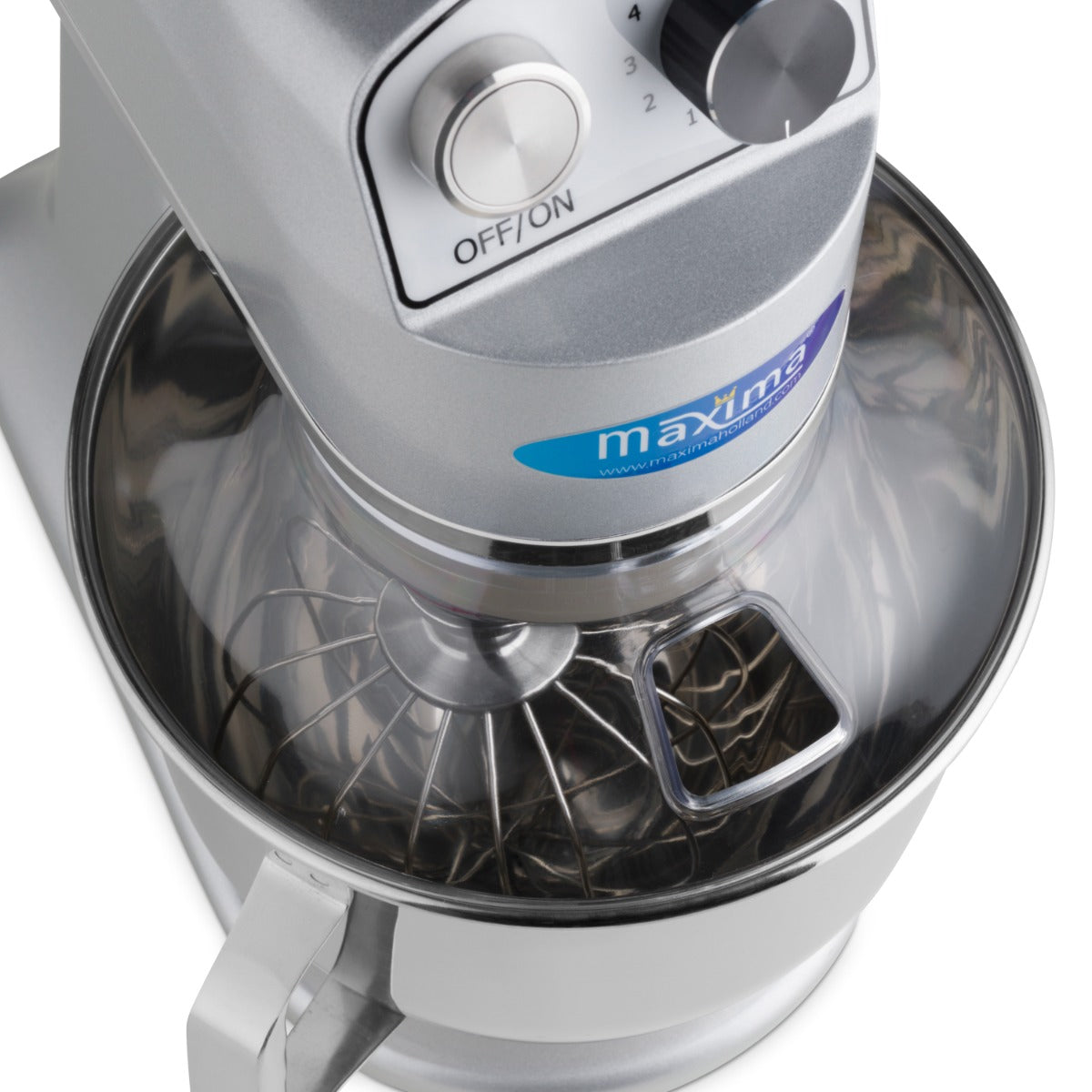 Maxima Standmixer - 7L - Tot 2kg Deeg - Zilver - 09360755