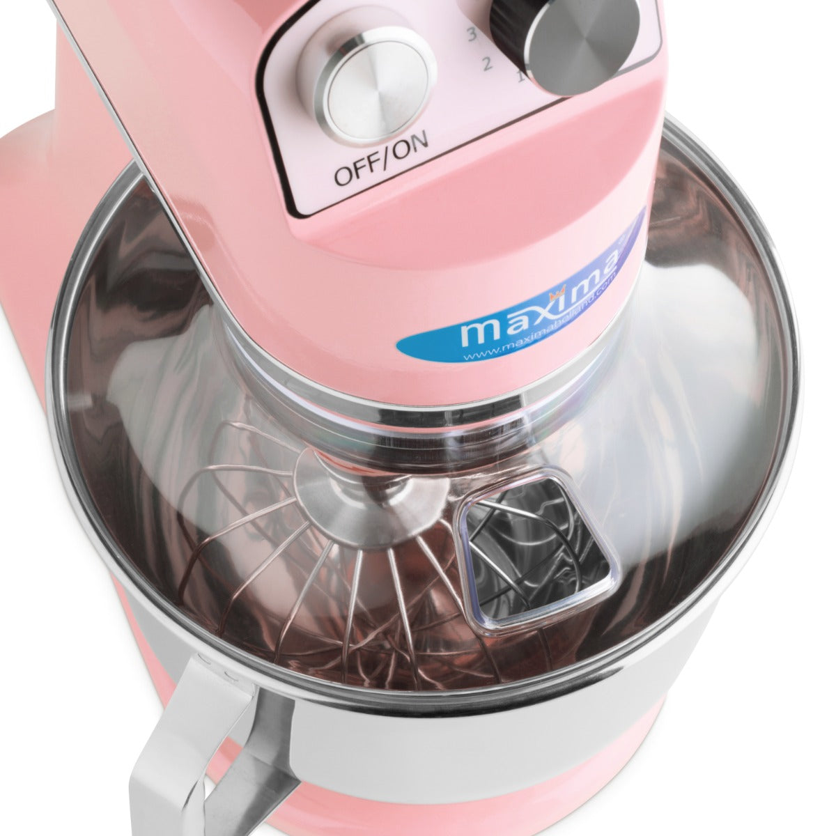 Maxima Standmixer - 7L - Tot 2kg Deeg - Roze - 09300151