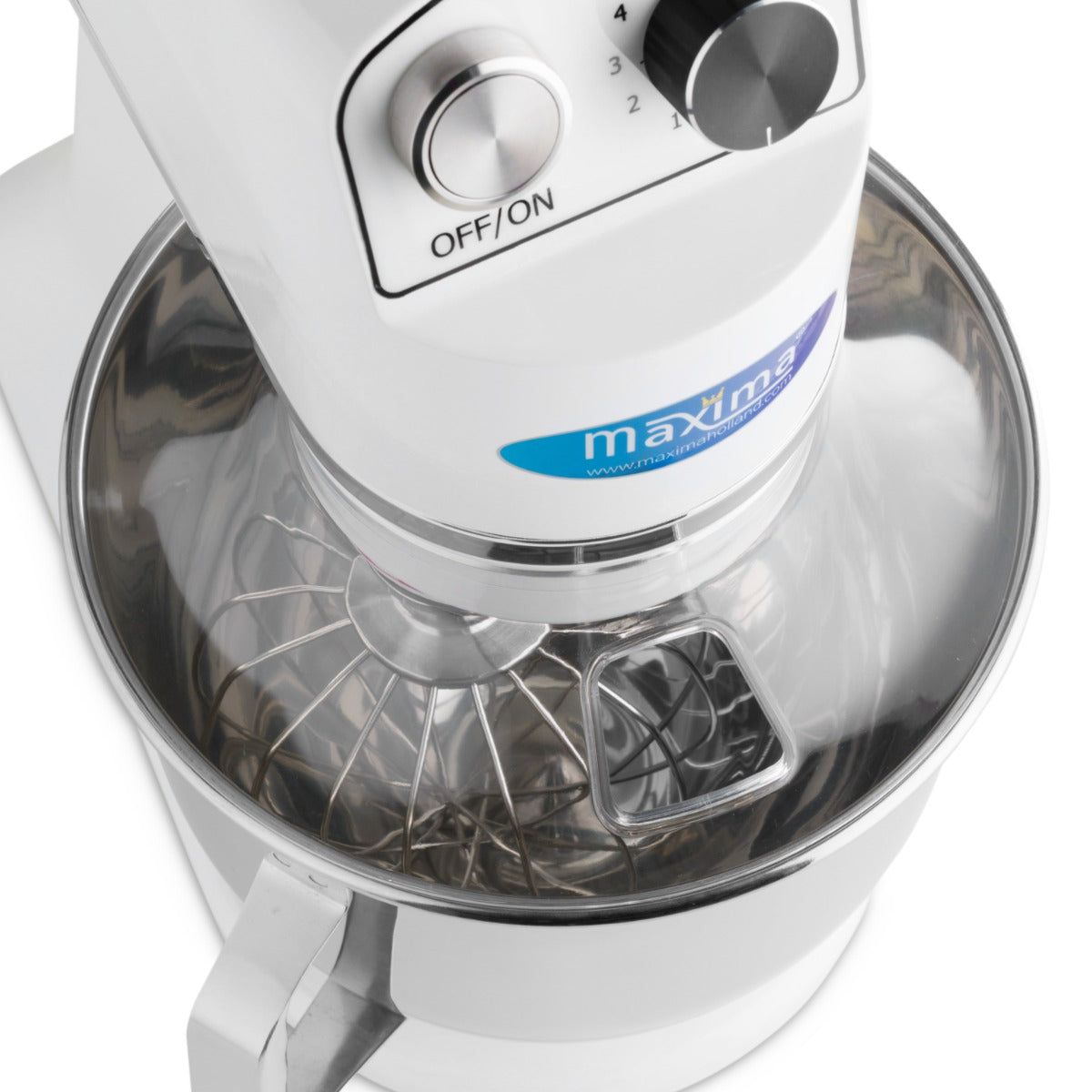 Maxima Standmixer - 7L - Tot 2kg Deeg - Wit - 09300154