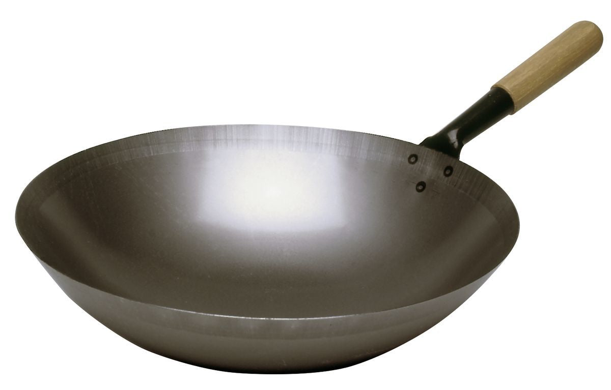 Bartscher Wok pan steel, 360mm - A105960