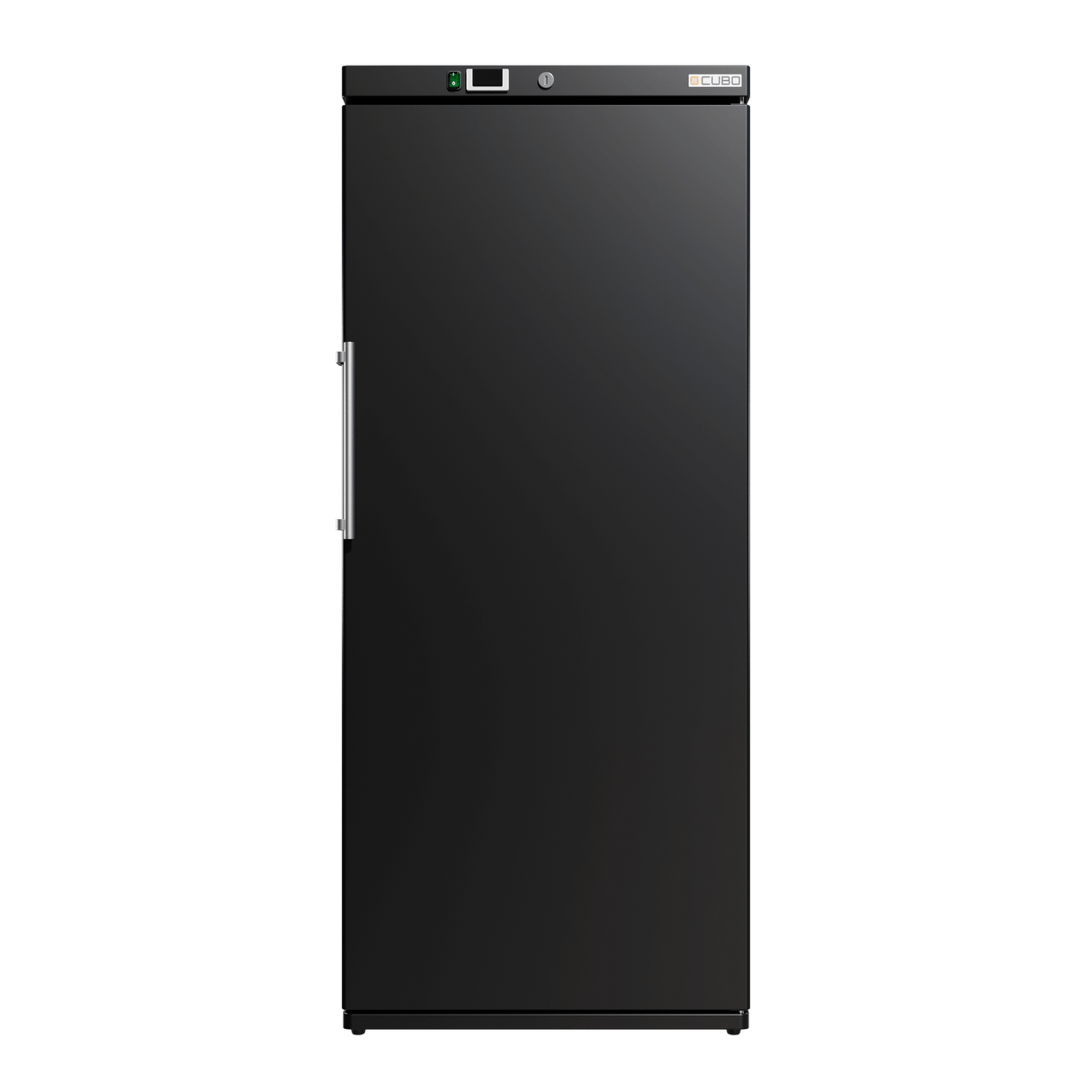 Cubo Gefrierschrank 510L - Schwarz mit LED-Beleuchtung - 1 Tür mit 5 Ablagen - Energieeffizient - CS-BF600V