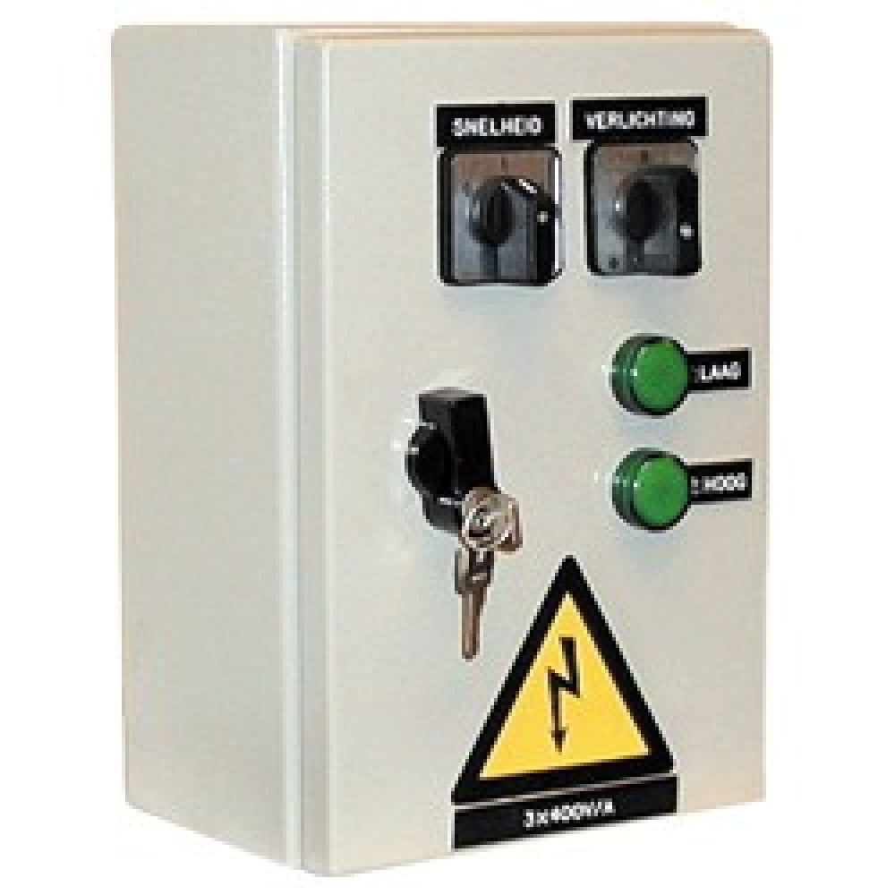 Diamond Electric control panel, 2 speeds + switch TL - CF-MET/1S