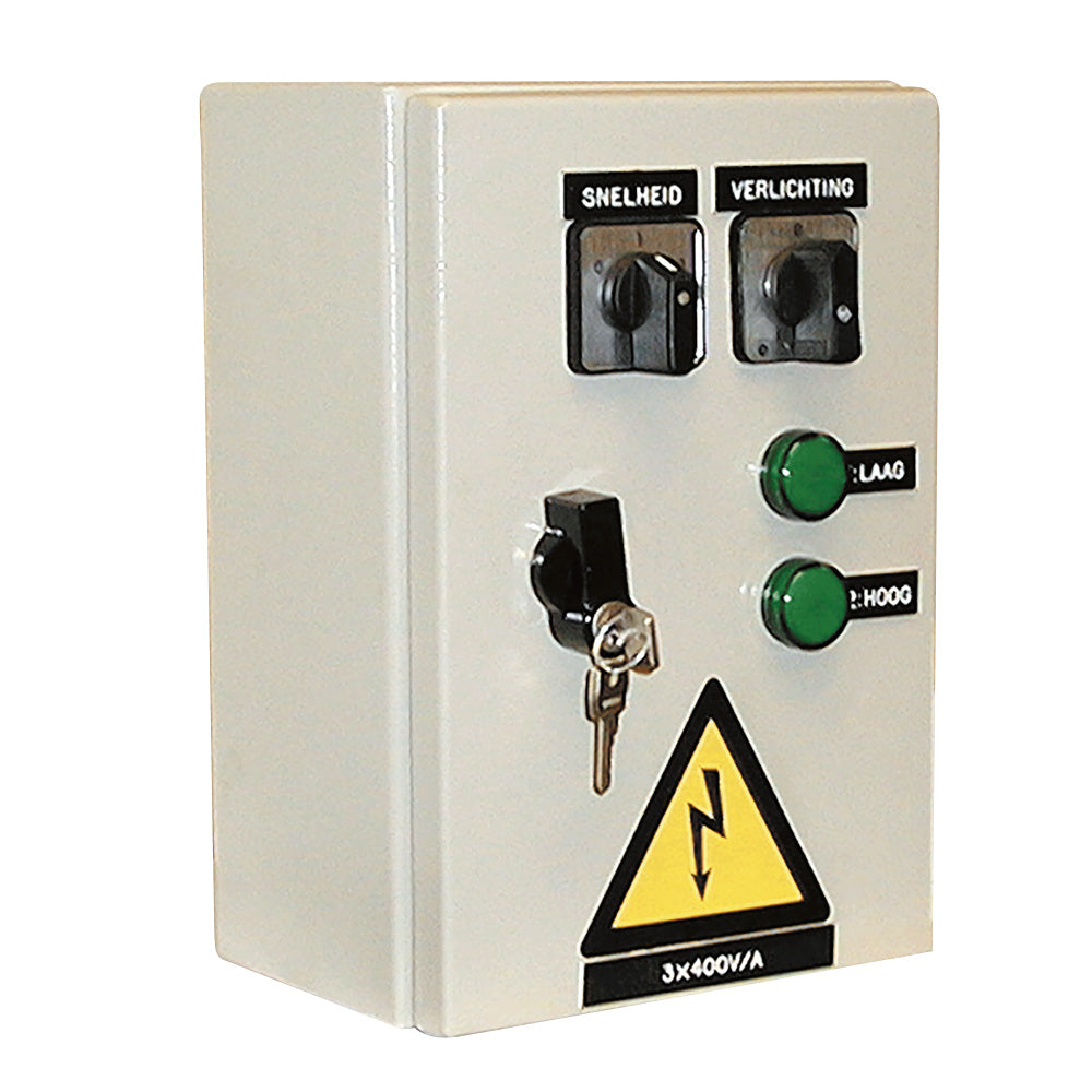 Diamond Electric control panel, 2 speeds + switch TL - CF-MET/1S-230/3-