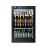 Cubo Barkühlschrank 133L - 1 Glastür- Abschließbar - 72 Flaschen - Energieeffizient - CS-130H-EE