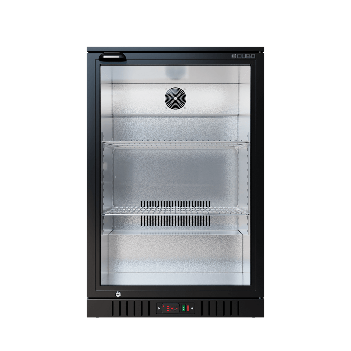 Cubo Barkühlschrank 133L - 1 Glastür- Abschließbar - 72 Flaschen - Energieeffizient - CS-130H-EE