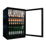 Cubo Barkühlschrank 133L - 1 Glastür- Abschließbar - 72 Flaschen - Energieeffizient - CS-130H-EE