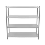 CUBO 4 Tier Kitchen Shelving Unit 1500mm Stainless Steel CS-4TS-1500