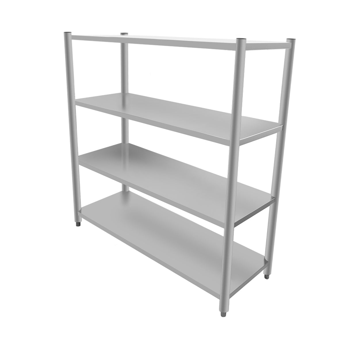CUBO 4 Tier Kitchen Shelving Unit 1500mm Stainless Steel CS-4TS-1500
