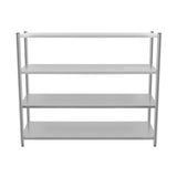 CUBO 4 Tier Kitchen Shelving Unit 1800mm Stainless Steel CS-4TS-1800