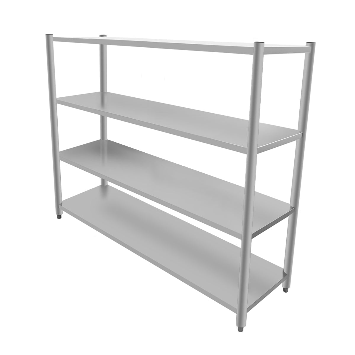 CUBO 4 Tier Kitchen Shelving Unit 1800mm Stainless Steel CS-4TS-1800