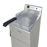 CUBO Fritteuse 12L - Elektrisch, freistehend - CS-FSEF-12S