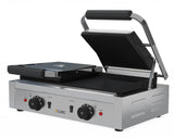 CUBO Twin Kontaktgrill - Gerippte Oberseite, flache Unterseite - Panini Maker - CS-GH813