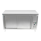 CUBO Wärmeschrank 1200 mm Edelstahl 800 W CS-HC-1200