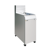 CUBO Gasfritteuse 28 l – freistehend – Doppelkorb, Einzeltank – LPG-Umrüstsatz – CS-MGEF-4-OZ
