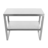 CUBO Doppel-Edelstahl-Aufsatzregal 1000 mm CS-OSD-1000
