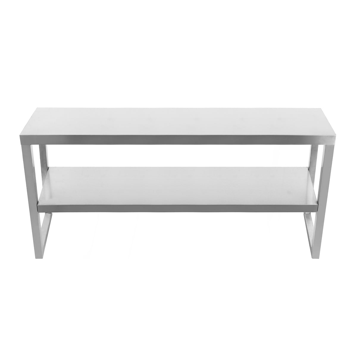CUBO Doppel-Edelstahl-Aufsatzregal 1500mm CS-OSD-1500