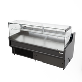 CUBO Serviertheke - Kühlvitrine - 1955 mm - 1 Ablage - LED-Beleuchtung - Schwarz - CS-SOC19