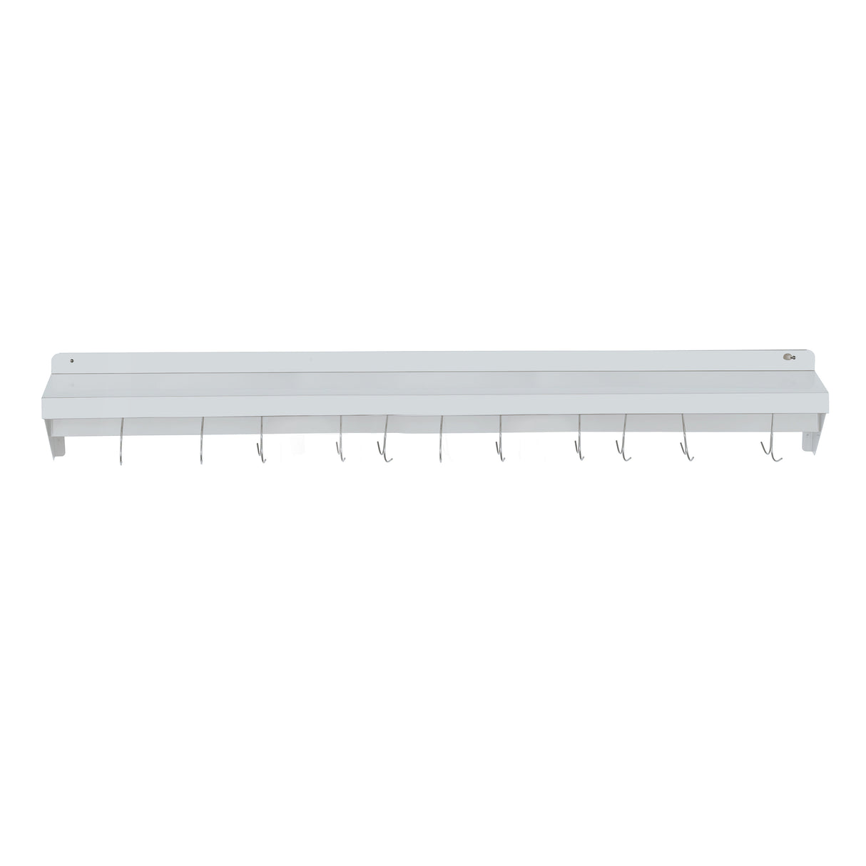 CUBO Wandplank met Pannenrek 1500mm RVS CS-WMFPR-1500