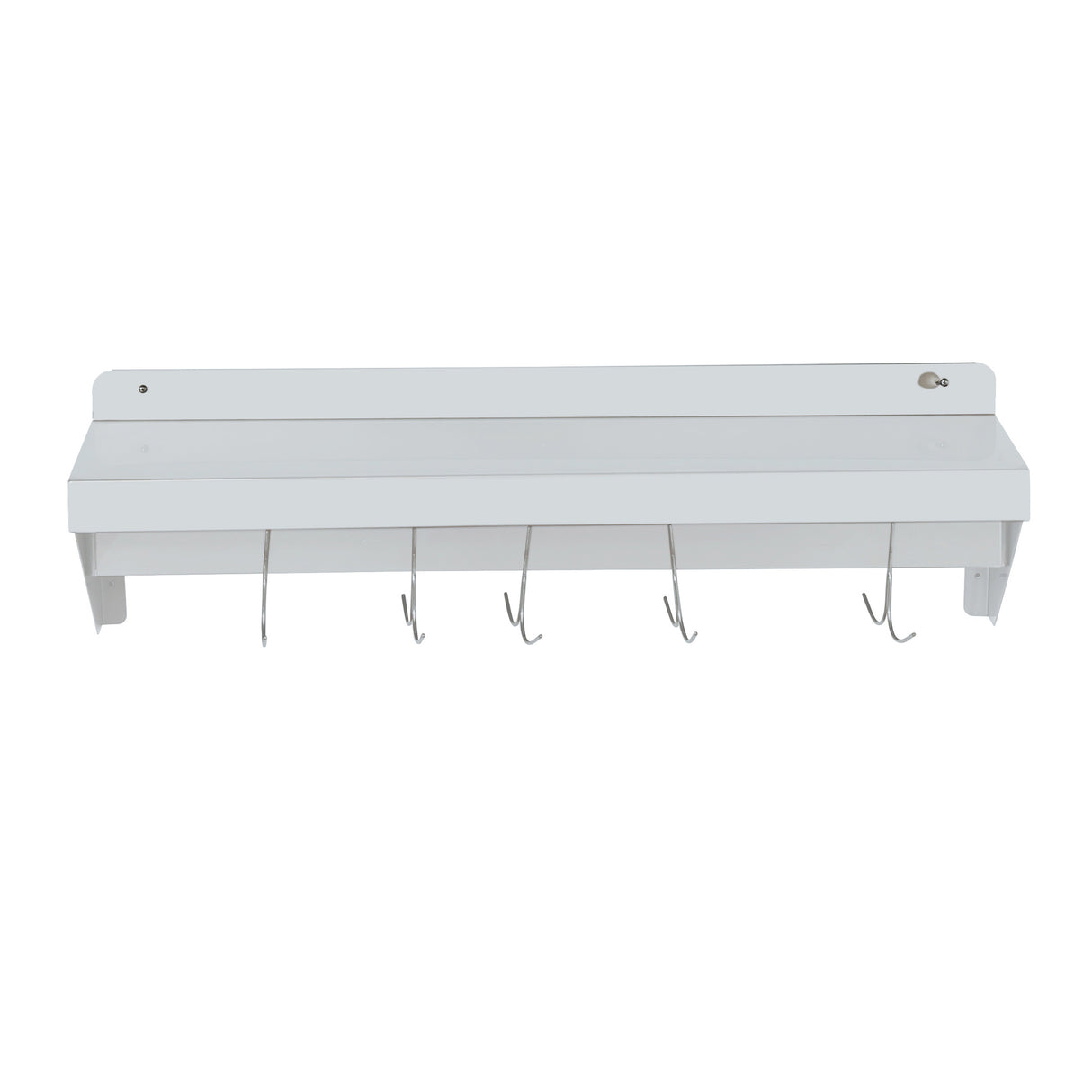 CUBO Wandrek met pannenrek 600 mm roestvrij staal CS-WMFPR-600