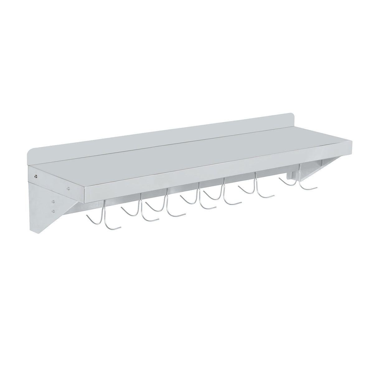 CUBO Wandrek met Pottenrek 900mm RVS CS-WMFPR-900