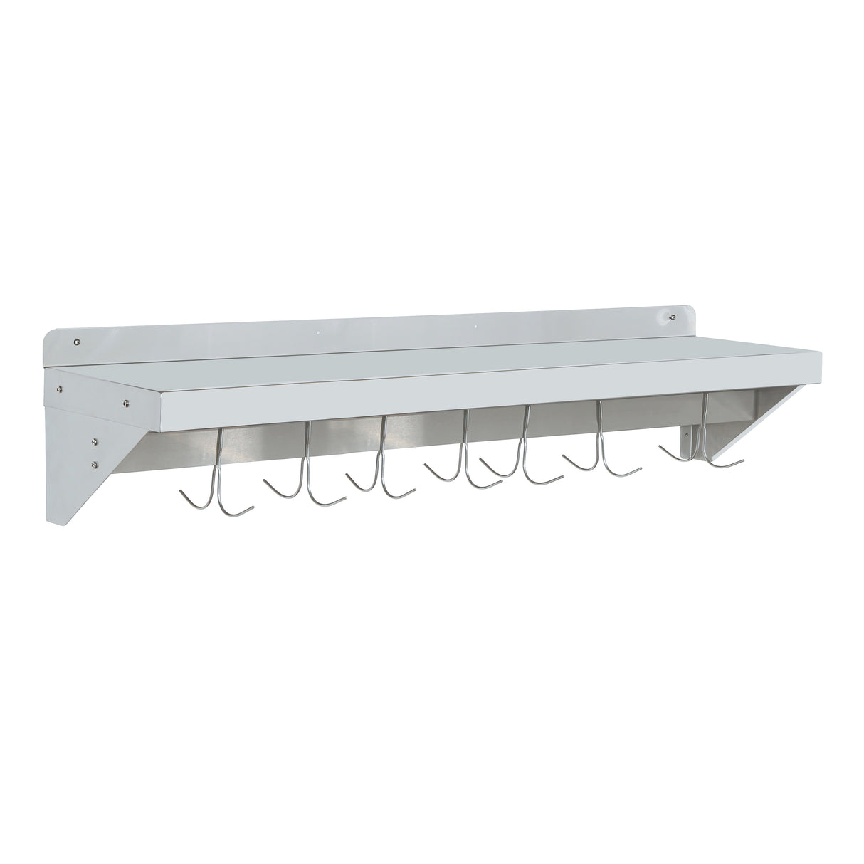 CUBO Wandrek met Pottenrek 900mm RVS CS-WMFPR-900