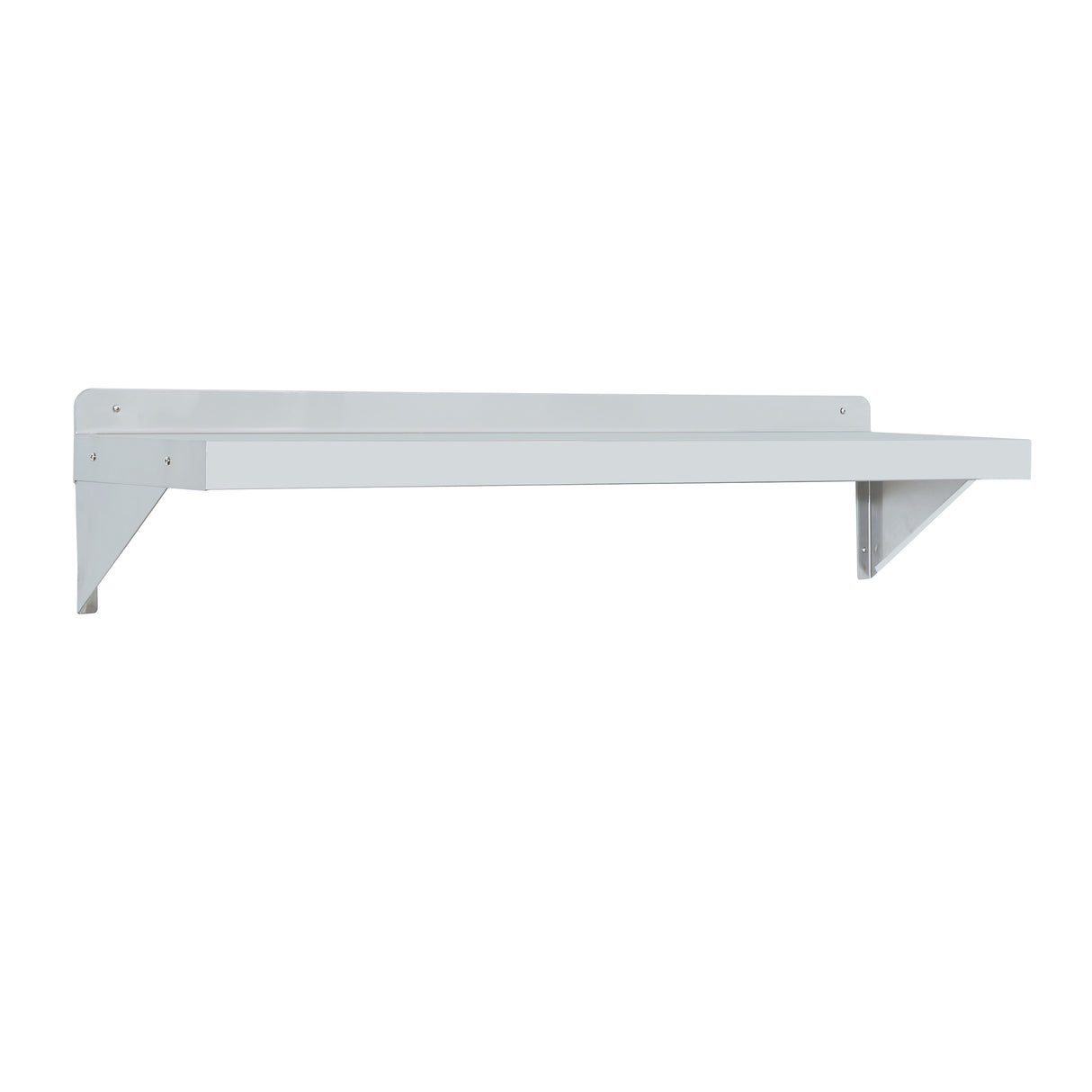 CUBO Edelstahl-Wandregal 1200 mm mit Haltern CS-WS-1200