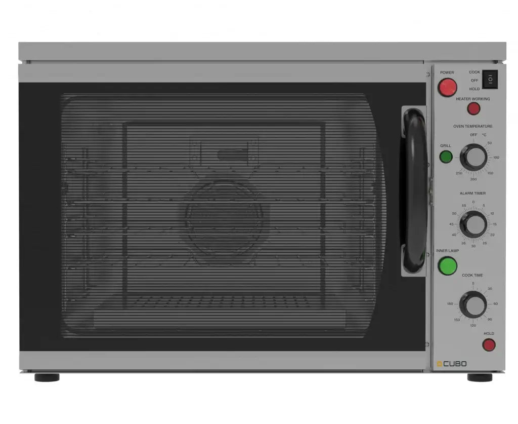 CUBO Heteluchtoven 108L - Elektrisch - 7 schapniveaus - Kook- en warmhoudfunctie - Geschikt voor 4x GN 1/1 - CS-YXD6A
