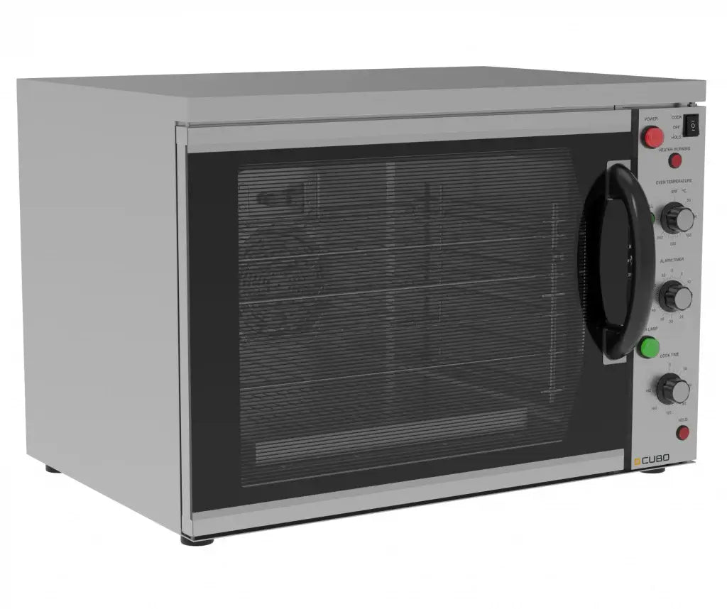 CUBO Heteluchtoven 108L - Elektrisch - 7 schapniveaus - Kook- en warmhoudfunctie - Geschikt voor 4x GN 1/1 - CS-YXD6A