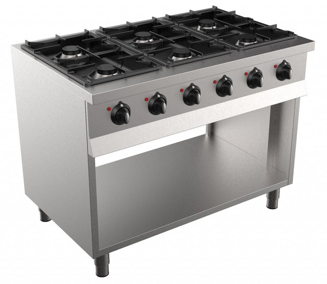 Combisteel 6 Gas Burner Range Stove - 7333.2010 4 & 6 Burner Ovens Combisteel   