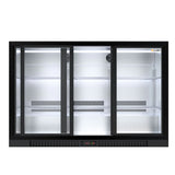 Bar Fridge 324L - 3 Sliding Glass Doors - Lockable - CS-320S-EE