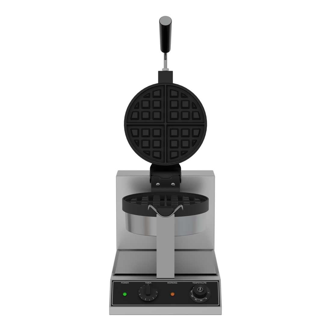 Empire Commercial Electric Belgian Waffle Maker Single Round - EMP-WAF1 Waffle Makers Empire