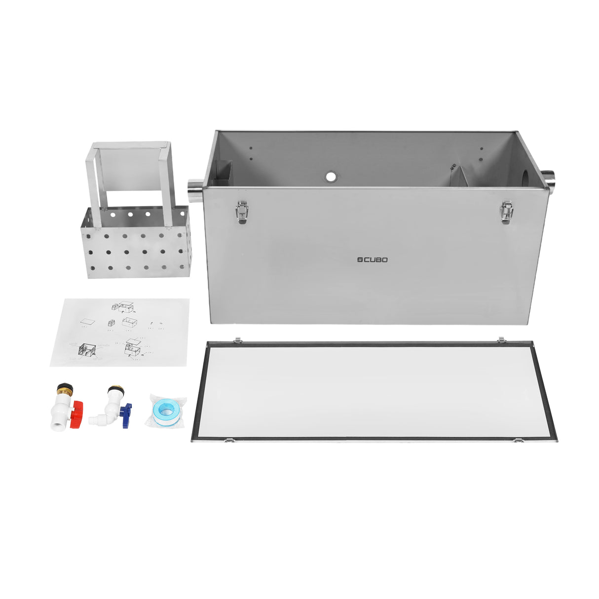 CUBO 65L Fettabscheider Edelstahl CS-GT65