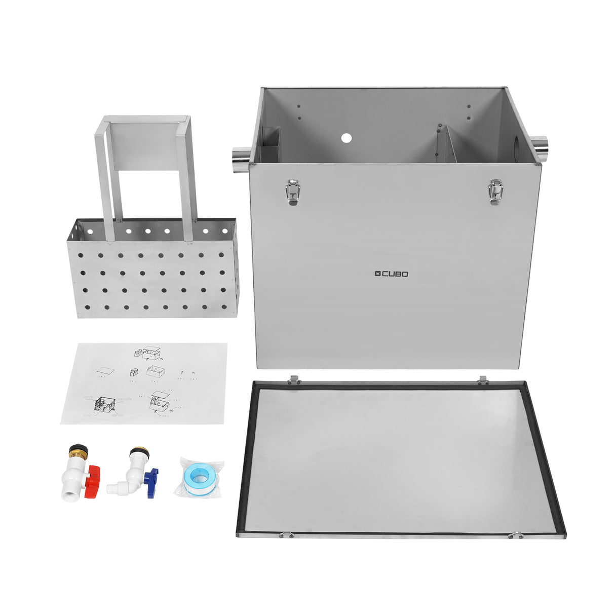 CUBO 85L Fettabscheider Edelstahl CS-GT85