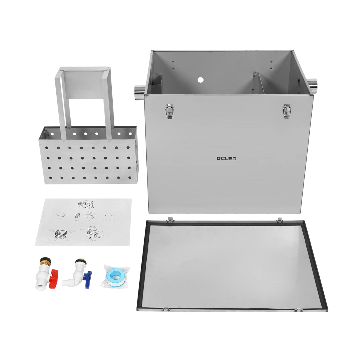 CUBO 85L Fettabscheider Edelstahl CS-GT85
