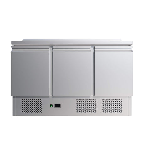 Empire Stainless Steel Three Door Open Top Pizza Prep Counter - PS300 Pizza Prep Counters - 3 Door Empire