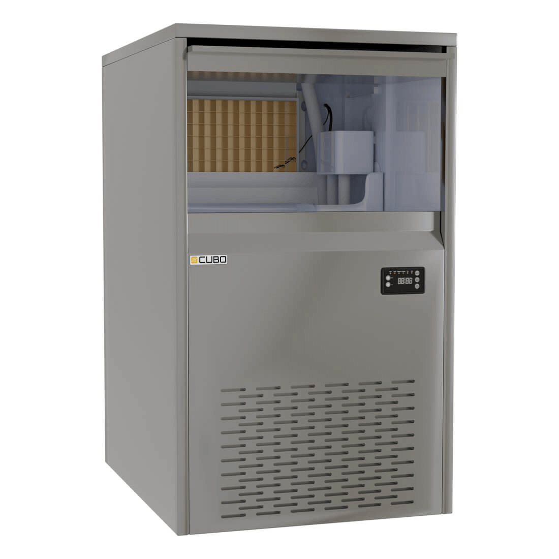 Cubo IJsblokjesmachine - 80kg output / 30kg opslag - geschikt voor onder het aanrecht - CS-IM80