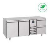 Combisteel 700 Refrigerated Counter 2 Doors And 2 Drawers Monoblock - 7489.5355  Combisteel