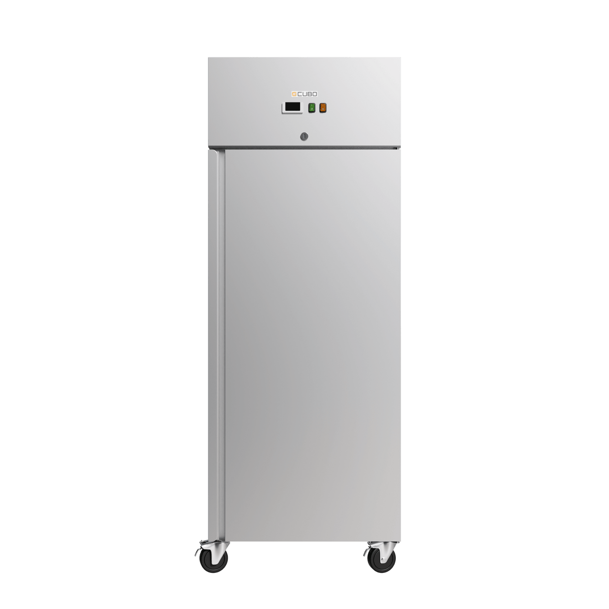Cubo Koelkast 650L - Roestvrij Staal met LED-verlichting- 1 deur - 3x GN2/1 rooster - Ventilatorkoeling | CS-GN650TN
