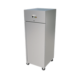 Cubo Koelkast 650L - Roestvrij Staal met LED-verlichting- 1 deur - 3x GN2/1 rooster - Ventilatorkoeling | CS-GN650TN