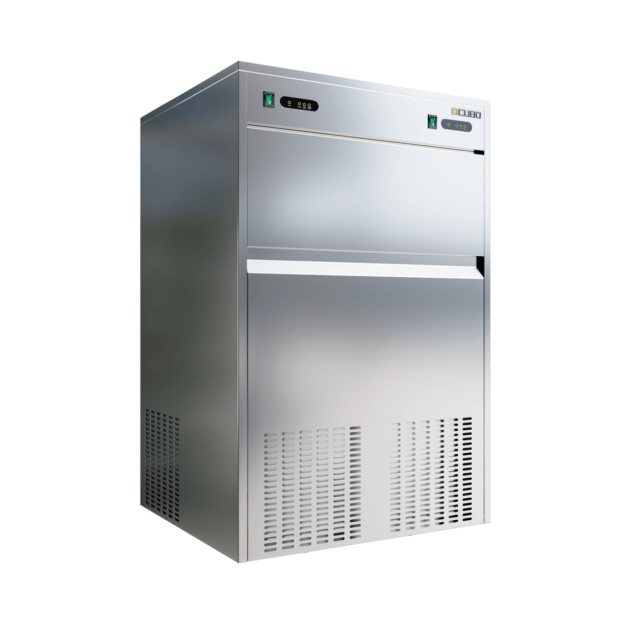 CUBO Eiswürfelmaschine Bullet-Typ 120 kg/24h – 55 kg Vorrat – Edelstahl Gastro - CS-IM120B