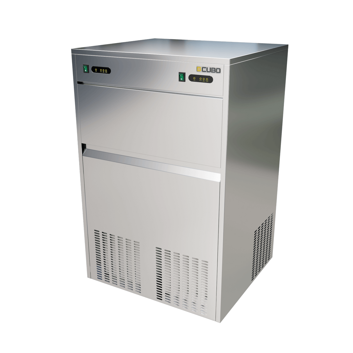 CUBO Eiswürfelmaschine Bullet-Typ 120 kg/24h – 55 kg Vorrat – Edelstahl Gastro - CS-IM120B